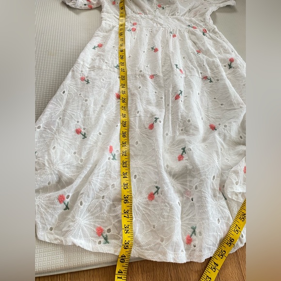 DAZY Floral Embroidery Eyelet Embroidery Tie Back Dress size M - Picture 11 of 13